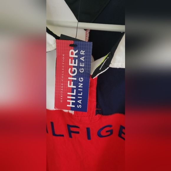 NWT Tommy Hilfiger Sailing Gear Long Sleeve Polo - Picture 3 of 15